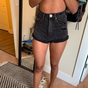 One Teaspoon Black Bandit Shorts